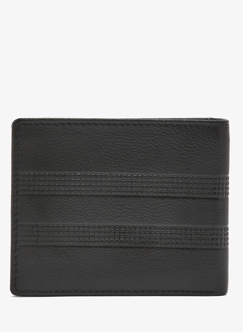 Robert Wood  Genuine Leather Textured Bi-Fold Wallet for Men | Best Price UAE